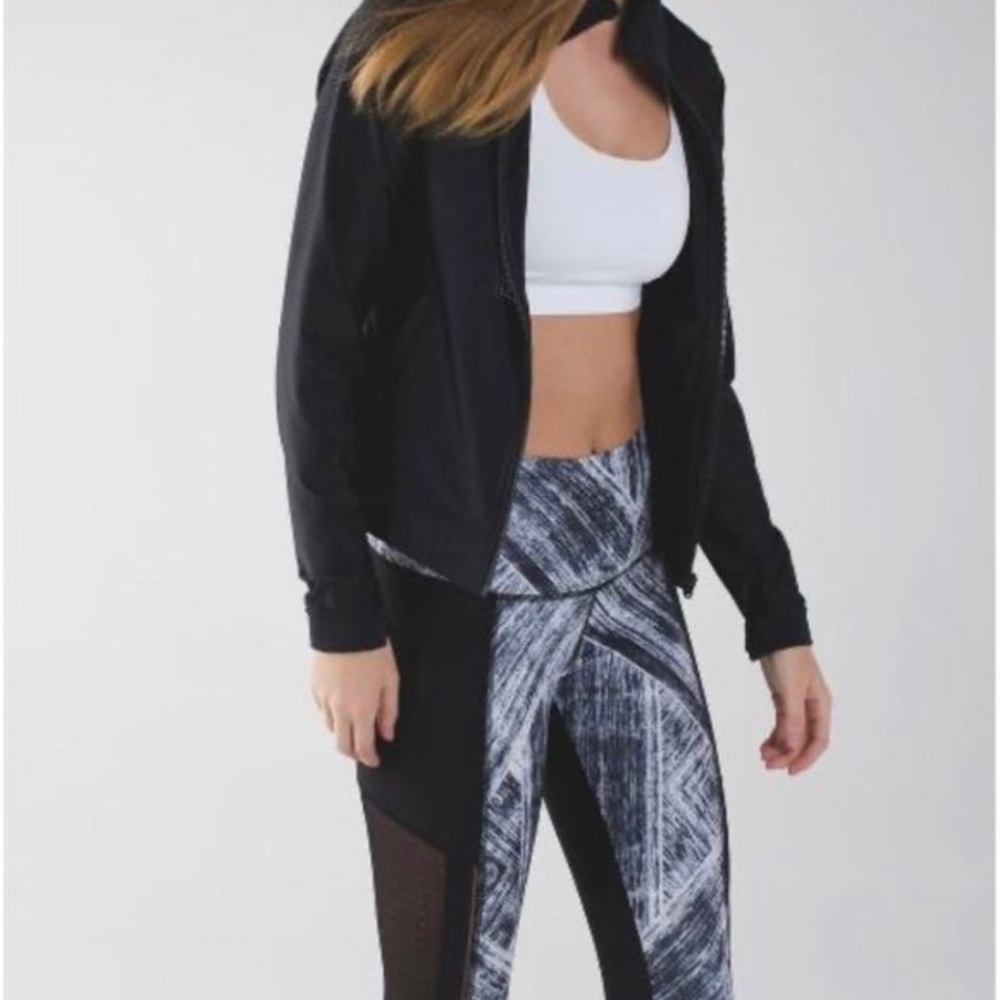 Lululemon Hot To Street Crop Heat Wave leggings